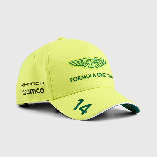 Aston Martin F1 Fernando Alonso #14 Hat 2026 Lime