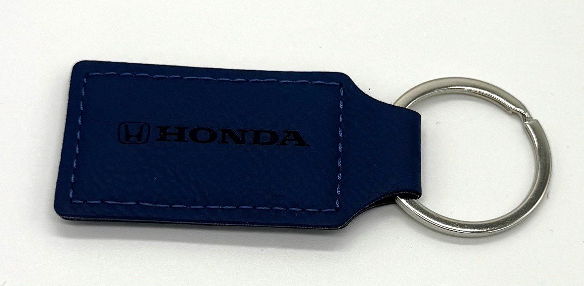 Honda Blue Embossed Keyring