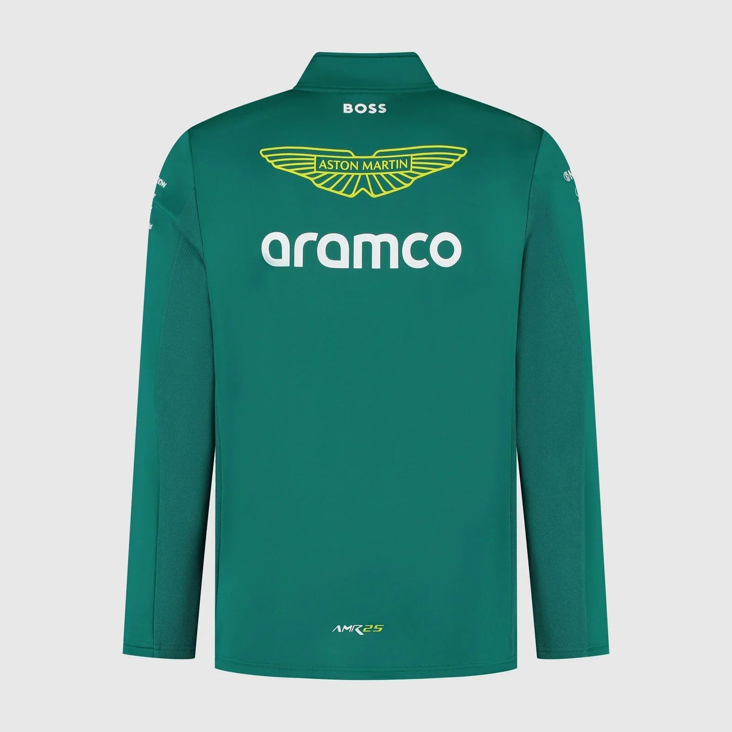 Aston Martin F1 Replica Team 1/4 Zip Sweater 2025 Green
