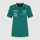 Aston Martin F1 Ladies Team Tee Shirt 2025 Green