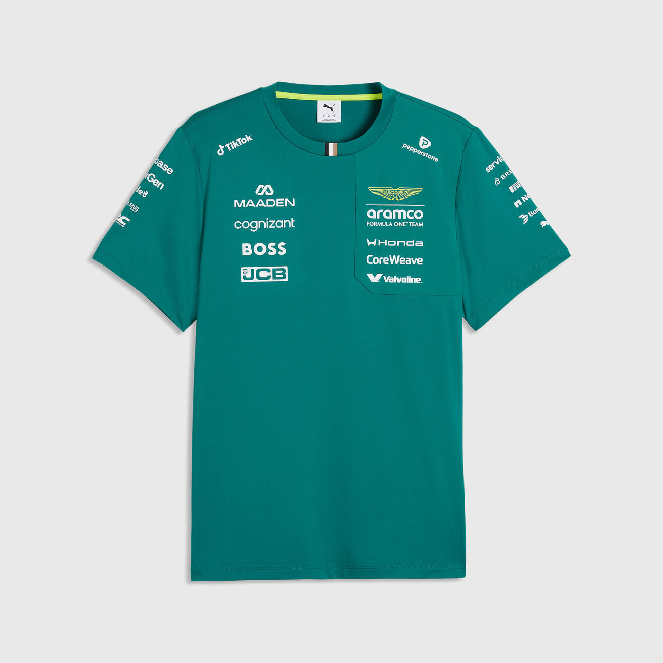 Aston Martin F1 Replica Team Tee Shirt 2026 Green