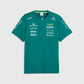 Aston Martin F1 Replica Team Tee Shirt 2026 Green