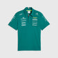 Aston Martin F1 Replica Team Polo Shirt 2026 Green