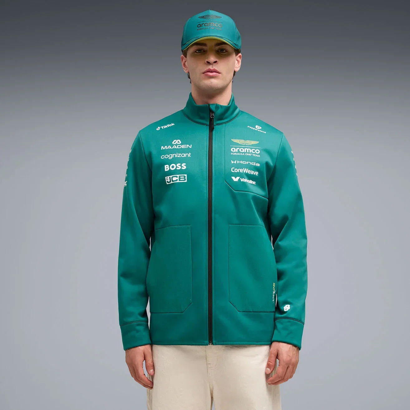 Aston Martin F1 Replica Team Soft Jacket 2026 Green
