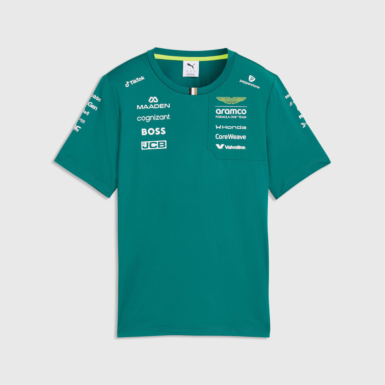 Aston Martin F1 Ladies Team Tee Shirt 2026 Green