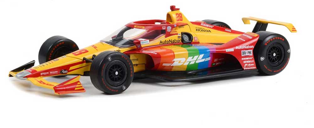 1:18th Romain Grosjean #28 Andretti Autosport DHL Delivered W/Pride