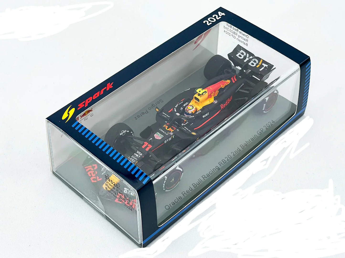 1:43rd Oracle Red Bull Racing RB20 Sergio Perez Bahrain GP 2024