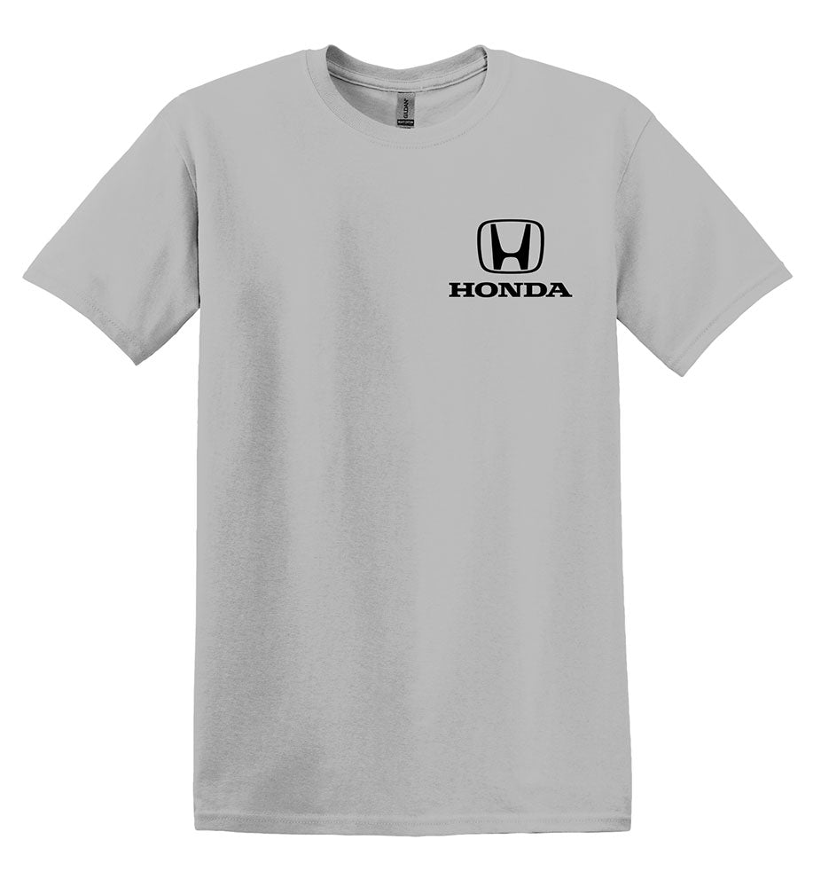 Honda Gray/Black Classic Logo Tee Shirt