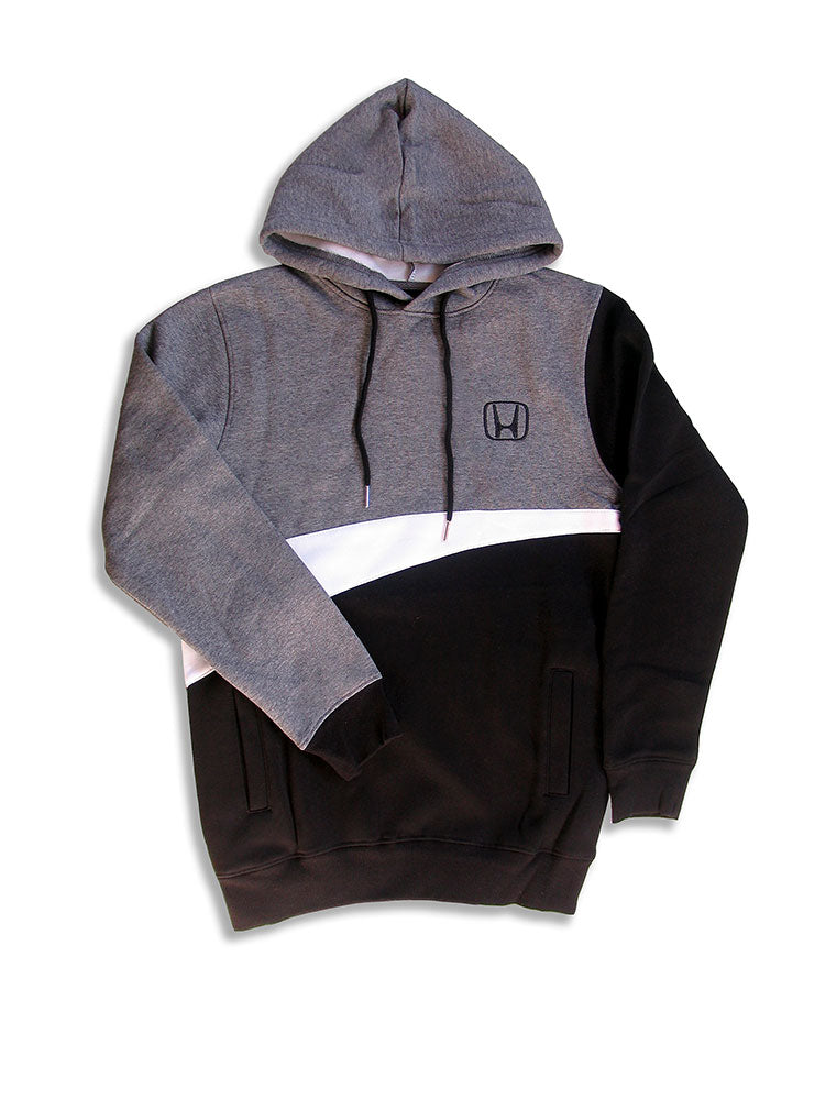 Honda Gray Wave Hooded Sweatshirt