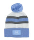 Honda White Striped Pom Pom Beanie