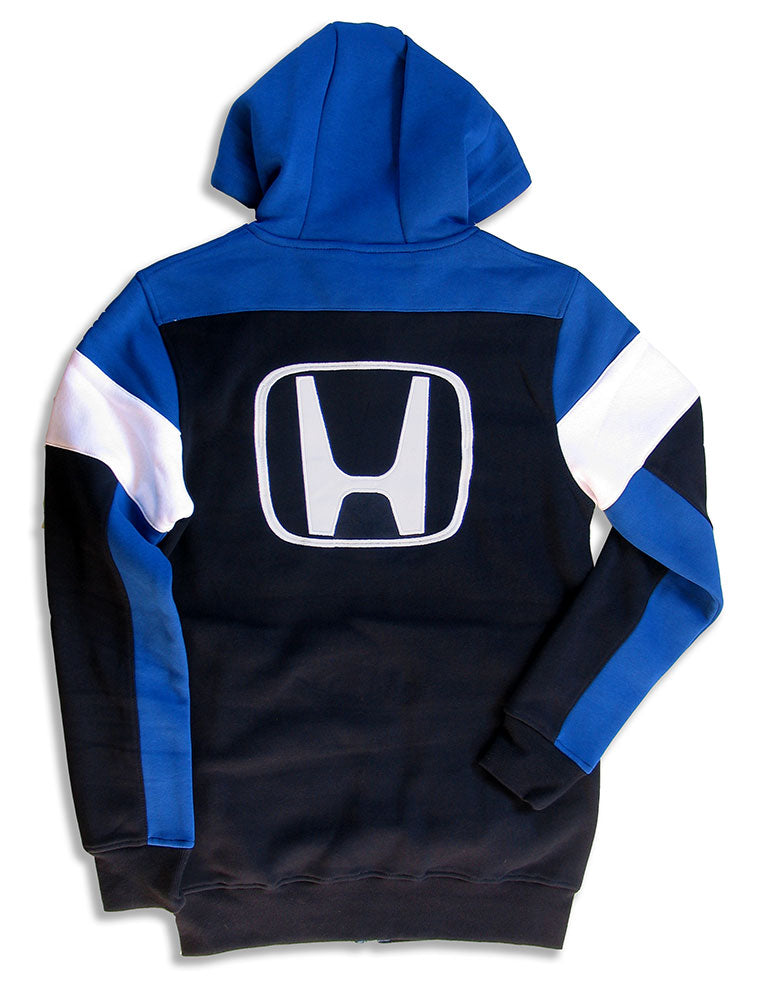 Honda Navy/Blue Full Zip Hooded Sweatshirt