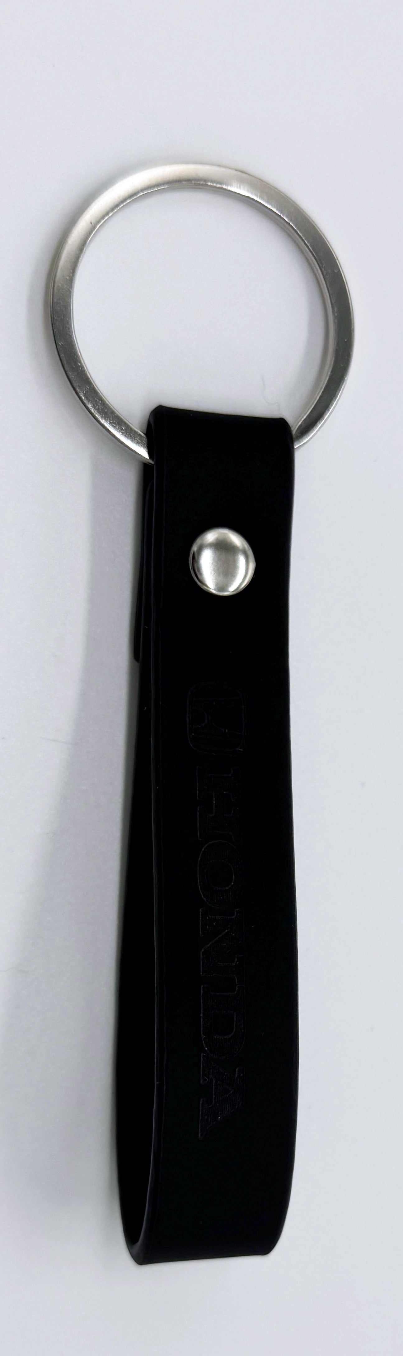Honda Black Embossed Keyring