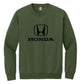 Honda Racing Logo Crewneck Sweatshirt Army Green