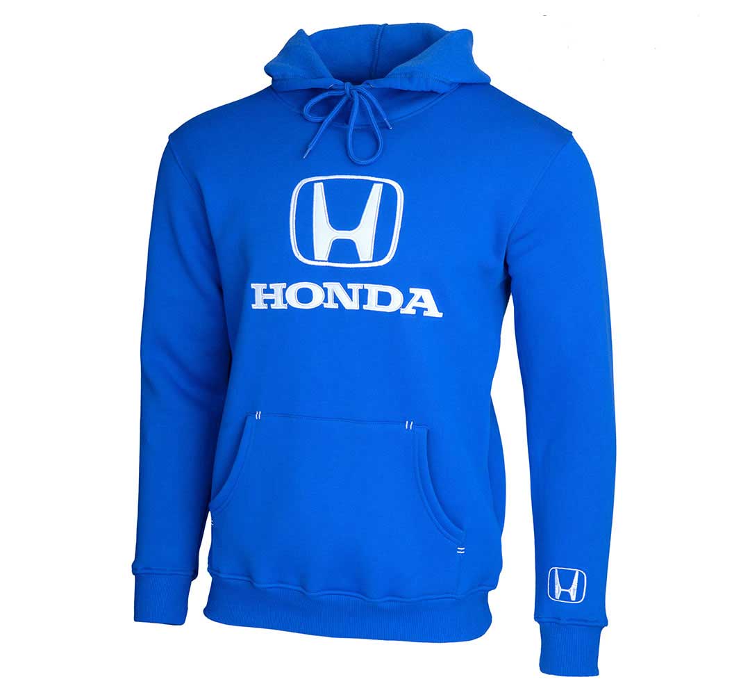 Honda Blue Pullover Hooded Sweatshirt