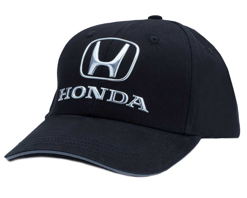 Honda Black Chrome Logo Hat