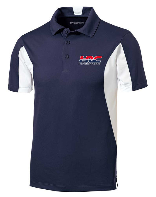 HRC Honda Racing Color Block Polo Navy