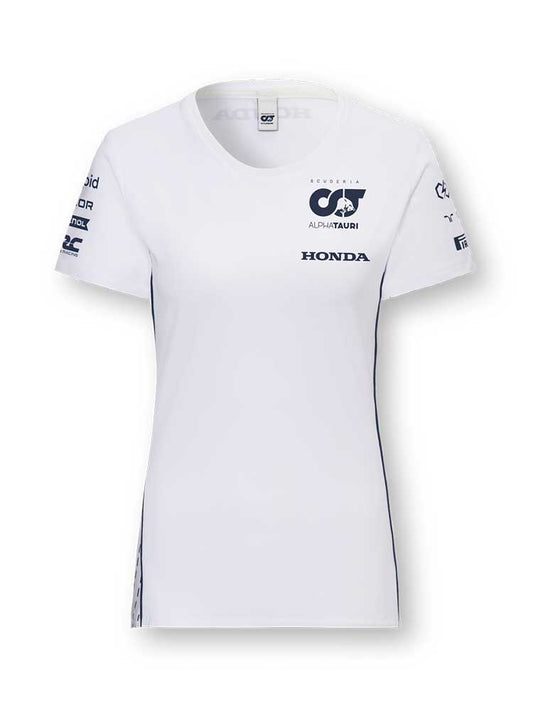 Scuderia Alpha Tauri White Womens Team Tee Shirt 2023