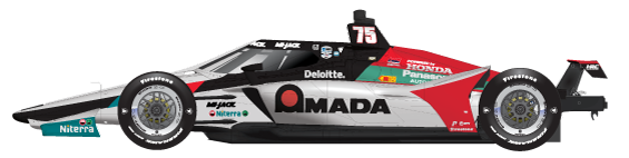 1:18th Rahal Letterman Lanigan Racing #75 Takuma Sato 2024 Amada